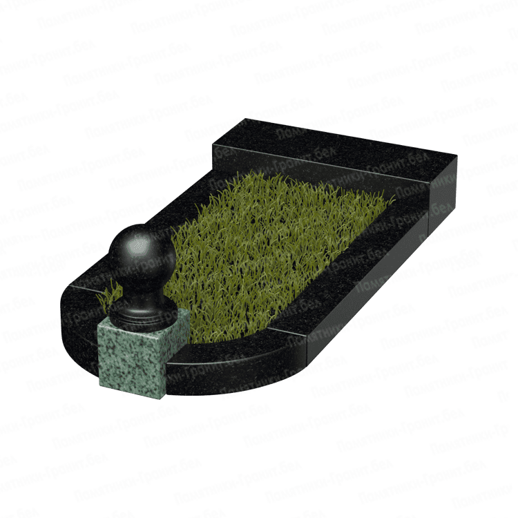 Гранитный цветник в Щучин