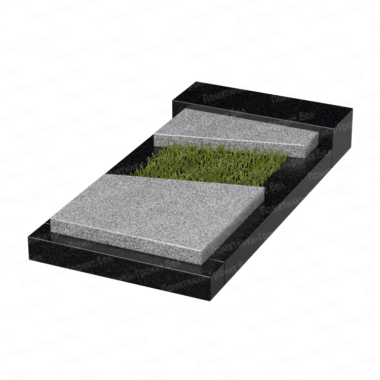 Гранитный цветник в Щучин фотография